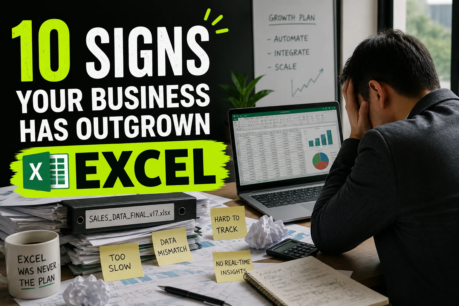 Is Your Business Outgrowing Excel? 10 Signs It’s Time to Upgrade